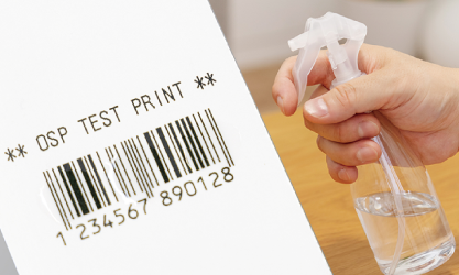 Direct thermal label with alcohol resistance